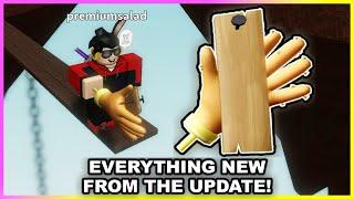 EVERYTHING NEW in the Plank Glove UPDATE (New Badge, Glove, Dog?!) in SLAP BATTLES! [ROBLOX]