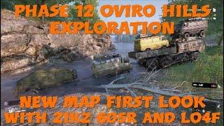 SnowRunner Phase 12 Oviro Hills Exploration New Map First Look With Zikz 605r And Lo4f