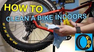 Indoor Bike Cleaning Tip | Fat Bike Asinine