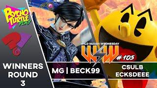 Wild Smash Wednesday #105 - MG | BECK99 vs. CSULB | EcksDeee / Winners Round 3