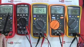 Review: Mid Range / Priced Multimeter Shootout / Buyers Guide