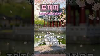 [2025년 6월 24일 토끼띠 오늘의운세] 핑계거리를 찾기 보다는 적극적으로 움직여야 한다. #토끼띠 #운세 #오늘의운세 #토정비결