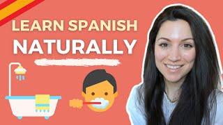 SPANISH FOR BEGINNERS | MORNING ROUTINE LISTENING PRACTICE (COMPREHENSIBLE INPUT)