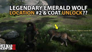 *NEW* Legendary Emerald Wolf location #2 & Coat Unlock?? in Red Dead Online