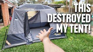 This is how Mould destroys tents