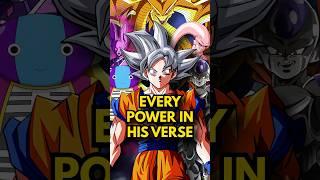 Goku with EVERY Power in DB