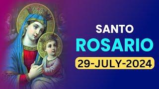 Santo Rosario  Lunes July 29, 2024Misterios Gozosos del Santo Rosario Spanish Rosary