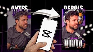 Como fazer edição dinâmica profissional em cortes de podcast pelo Celular! | CAPCUT