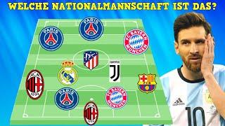 Guess National Teams by Players' clubs! - Football Quiz 2023