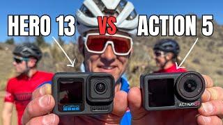 DJI Action 5 vs GoPro Hero 13: Which is best for cycling?