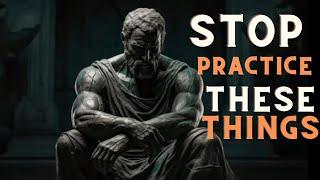 STOP practicing these 9 ANTI-STOIC HABITS in your life |Stoicism