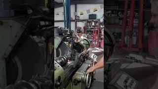 Crankshaft grinding 350 chevy steel crank * hanging with dad