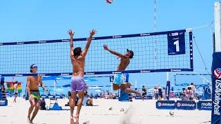 2024 USAV NORCECA Playoff | Mens Beach Volleyball | Calles / Satterfield vs Crabb / Sander