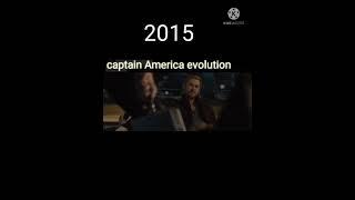 Evolution of captain America in movie #shorts #evolution  #captainAmerica