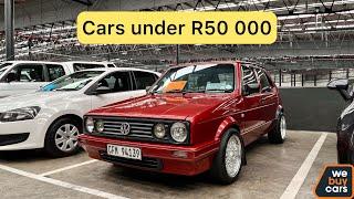 Best Cars For Someone with a Budget of R50 000 at Webuycars !!