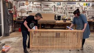 Radiator Cover in solid douglas pine