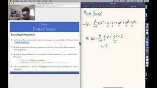 Pre-Class Video: Power Series (1/4)