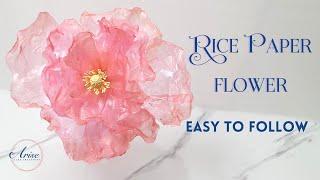 Fantasy Rice Paper Flower | Edible Flowers