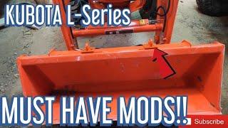 Kubota L-Series Tractor MUST HAVE MODS!!!! [Bucket Hooks] [HOW TO] [EPISODE #1]