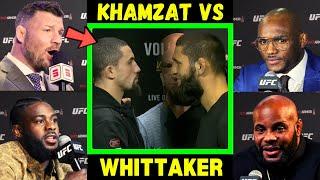 UFC Fighters "Predict" Khamzat vs Whittaker | UFC Saudi Arabia