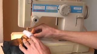 Sewing machine Швейная машина Veritas Rubina 1290 test кожа.