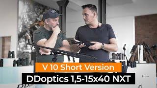 DDoptics Zielfernrohr V10 1,5-15x40 NXT | MRAD | A4D - Vorstellung