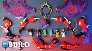 LEGO Speed Build! 71832 Thunderfang Dragon of Chaos! |LEGO NINJAGO Dragons Rising 2025  |Beat Build