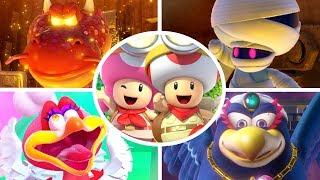 Captain Toad Treasure Tracker - All Bosses (2 Player)