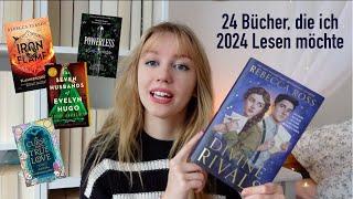 Diese Bücher will ich unbedingt dieses Jahr lesen!  24 für 2024 Challenge 