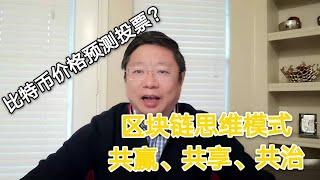 比特币价格预测投票进行中。区块链思维模式是共赢共享共治～Robert李区块链日记496