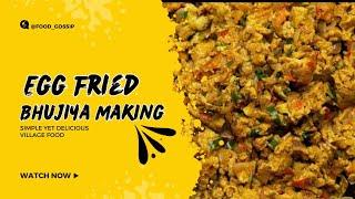 Most popular Andy ki burji Egg Fried tasty Indian food recipe