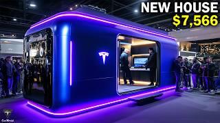 Elon Musk Finally Launch $7,566 Tesla Tiny House! Amazing Inside!