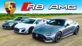 AMG GT 63 baru v R8 GT v 911 Turbo: DRAG RACE