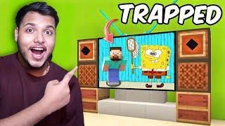 I Trapped My Friend In A Cartoon In Minecraft