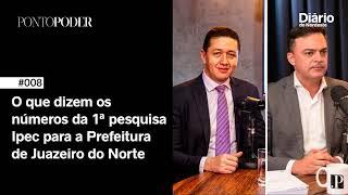 O que dizem os números da pesquisa Ipec para a Prefeitura de Juazeiro do Norte | PontoPoder Contexto