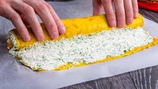 Ich habe das Rezept für außergewöhnliche Omelette-Roulade gefunden! | Cookrate - Deutschland