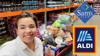 Shopping at Aldi and Sam's Club for the First time for an Out of State Family Trip!