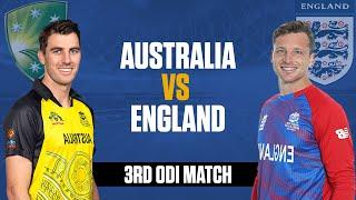  Live: AUS Vs ENG Live Match Today – 3rd ODI | Australia Vs England Live | Australia Live Match