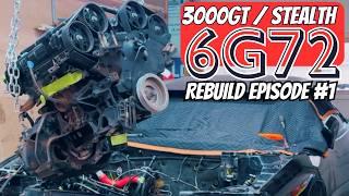 Dodge Stealth / 3000GT 6G72 DOHC Rebuild Ep 1 - Remove Engine