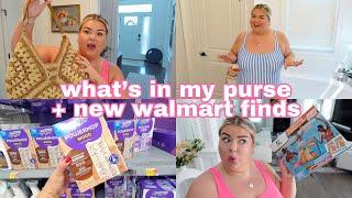 WHAT’S IN MY PURSE, WALMART RUN + NEW MASCARA TEST | DAILY VLOG