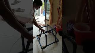 Memanfaatkan potongan pipa menjadi Baby walker dari pipa PVC