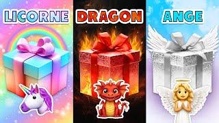 Choisis ton CADEAU...!  Licorne, Dragon ou Ange 