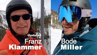 Skiing with Franz Klammer and Bode Miller, video 2