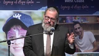 Rabbi Simcha Scholar Speaks at the Chai Lifeline West Coast 2018 Legacy of Hope Gala