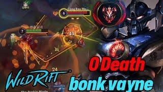 Wild rift bonk Vayne- Aatrox vs vayne baron lane season 13(grandmaster rank) 0 death