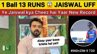 1 Ball Per 13 JAISWAL u Beauty New Record in International cricket by Jaiswal | IND vs ZIM 5th T20