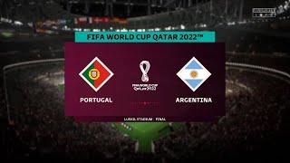 FIFA 23 World Cup Mode Gameplay | Portugal vs Argentina Final