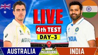 India vs Australia, 4th Test, Day 3 | IND vs AUS Live Match Today | Live Cricket Match | Session 2