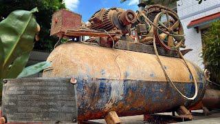 Restoration of air compressor // Rambinowicka Fabryka Maszyr Celulozowo- Paniemiczych 1970