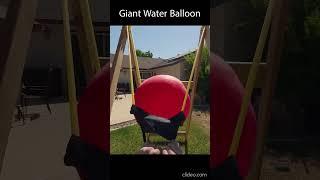 Buttered Side Down Shorts Huge Water Balloon Launch Reversed